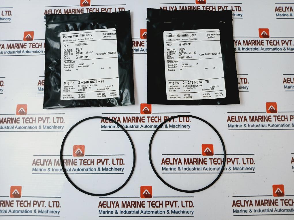 Parker 2-248-n674-70 O-ring Nitrile 70A