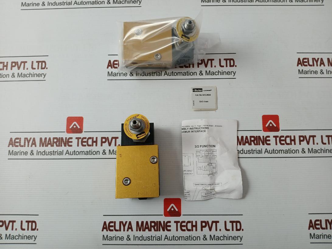 Parker 341L9534 Interface Solenoid Valve 490861