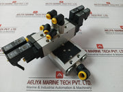 Parker 9121594806X Manifold Bar And Solenoid Valve P2E-kv32C 24Vdc 10 Bar/145Psi