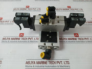 Parker 9121594806X Manifold Bar And Solenoid Valve P2E-kv32C 24Vdc 10 Bar/145Psi