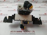 Parker 9121594806X Manifold Bar And Solenoid Valve P2E-kv32C 24Vdc 10 Bar/145Psi