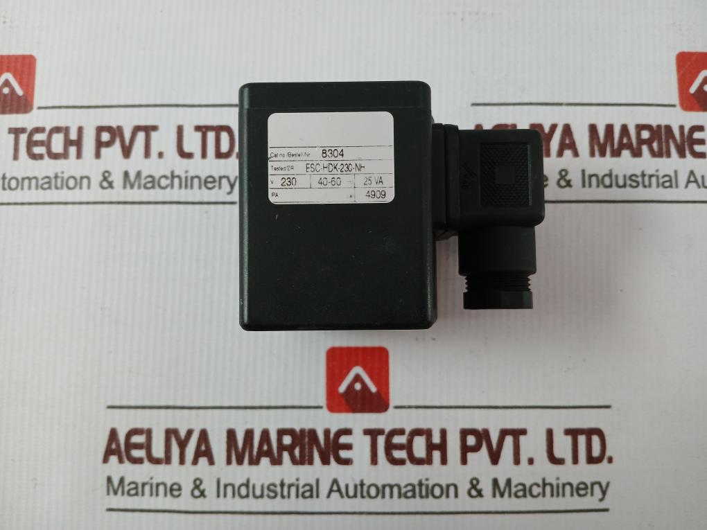 Parker Esc-hdk-230-nh Solenoid Valve Coil 230V 40-60Hz 25Va