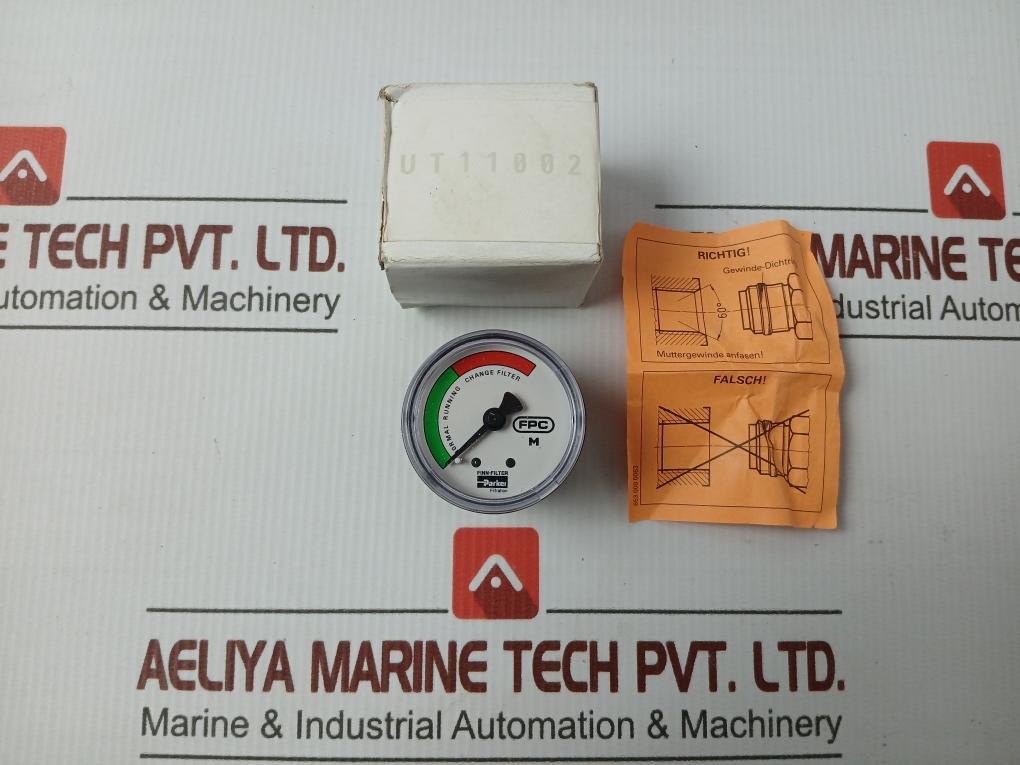 Parker Ut11002 &nbsp;0/2,5 Bar Pressure Indicator