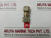 Parker 10-s Tube Steel Double Ferrule Union Fitting