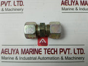 Parker 16-s Tube Steel Double Ferrule Union Fitting