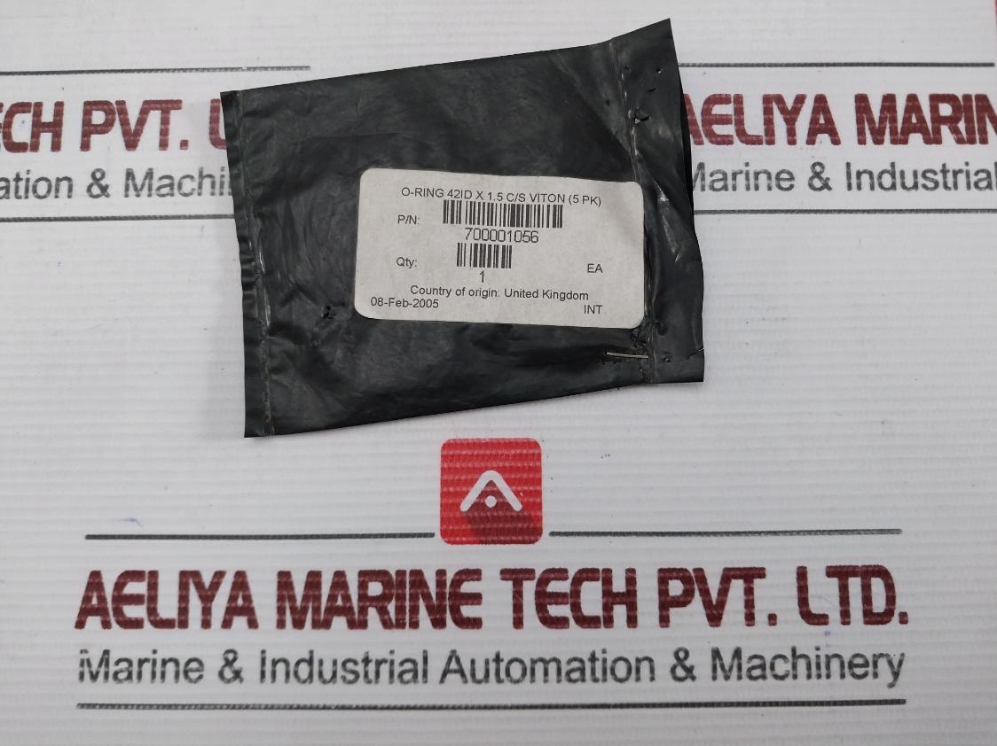 Part No - 700001056 Waters O-Ring Seal 42id X 1.5c/S (1 Packet = 5 Pcs)