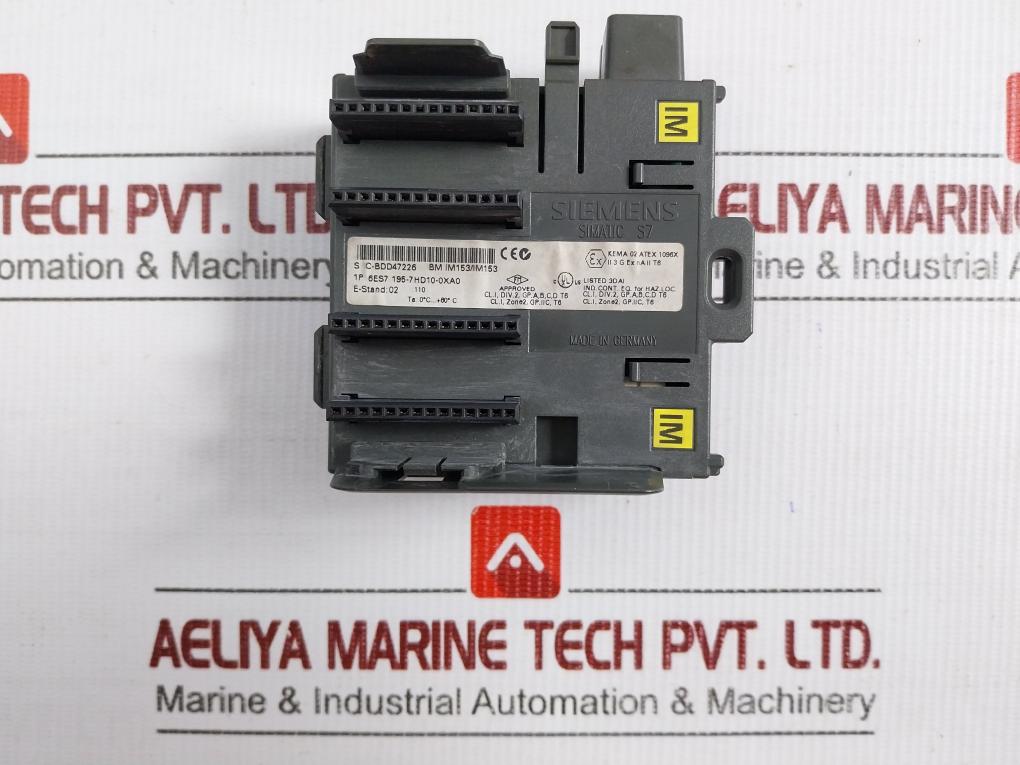Part No. 1p 6es7 195-7hd10-0xa0 By Siemens Active Bus Module For Redundant Im Operation