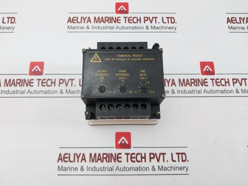 Part No. 244-14gg-Szbx-Fq 4-65 Hertz Synchro Check Relay By Crompton