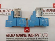 Part No. 55.34.9.110.0094 Series Relay Socket By Finder 110v Dc -Used