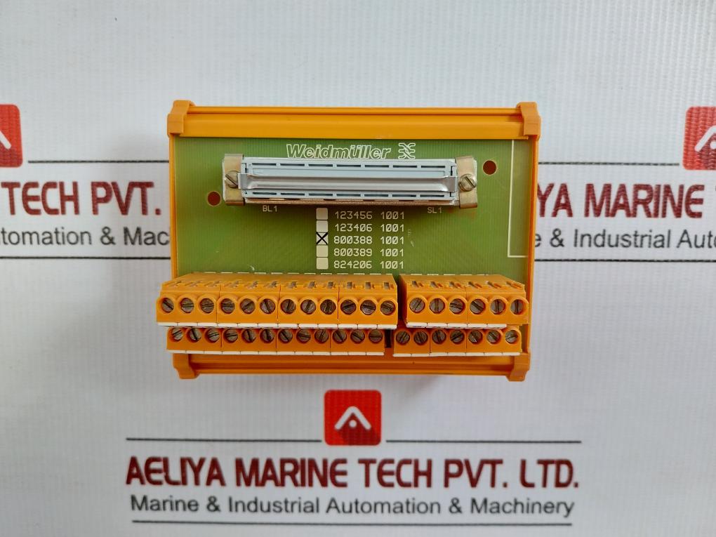 Part No. 800388 1001 Weidmuller Terminal Block Interface Module