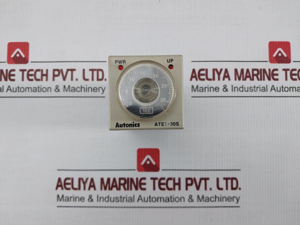 Part No. Ate1-30s By Autonics 0 To 30 Sec Solid State On Delay Timer