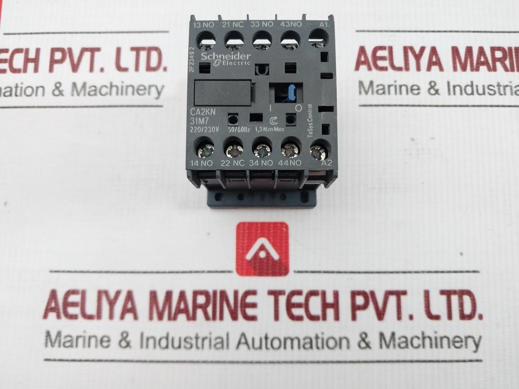 Part No. Ca2kn31m7 Schneider Electric Control Relay 220/230v 50/60hz