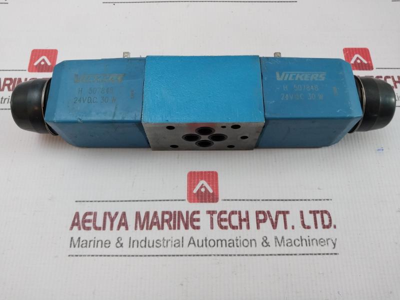 Part No. Dg4v 3 2n H M U1 H7 60 En38 Directional Control Valve 24v Dc By Vickers