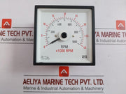 Part No. Dq96-C, 0-40 X1000 Rpm Analog Rpm Meter Deif