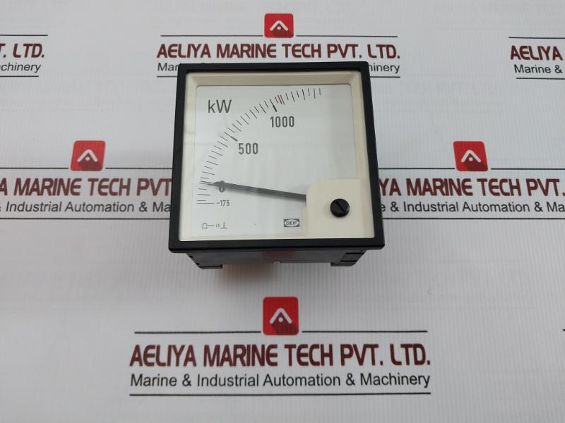 Part No. Dq96-X By Deif Analog Power Meter -175 To 1000 Kw In 410 Gm