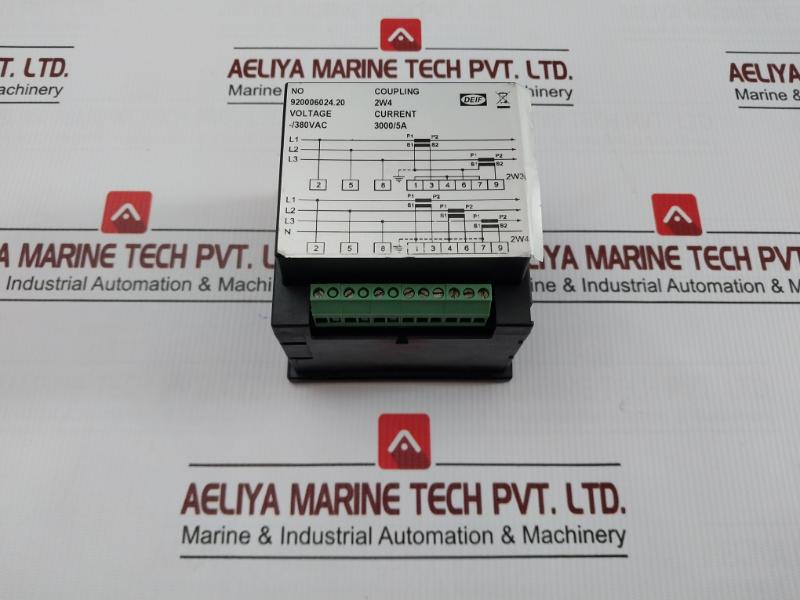 Part No. Dq96-X By Deif Analog Power Meter -175 To 1000 Kw In 410 Gm