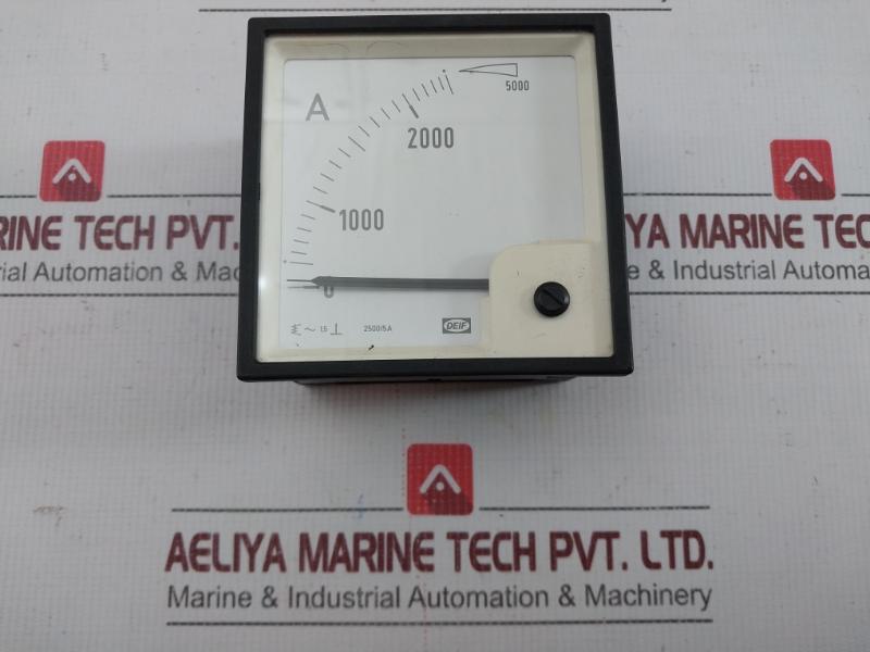 Part No. Eq96-X Analogue Ammeter 0-2500/5000a By Deif