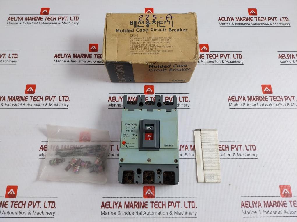 Part No. Hisd 203 Molded Case Switch 690v Hyundai - Used