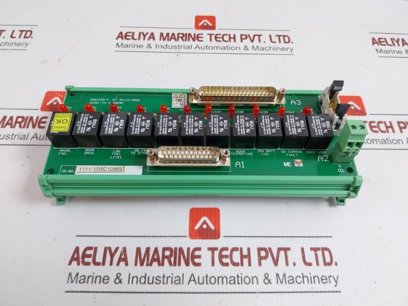 Part No. I061220-4 Relay Interface Module -73 X 202Mm