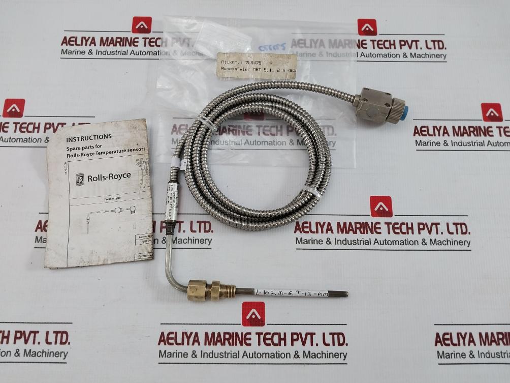 Part No. Mbt 5111-0101-0175-111 Danfoss Mbt 2 Meter Temperature Sensor -50c To 800c