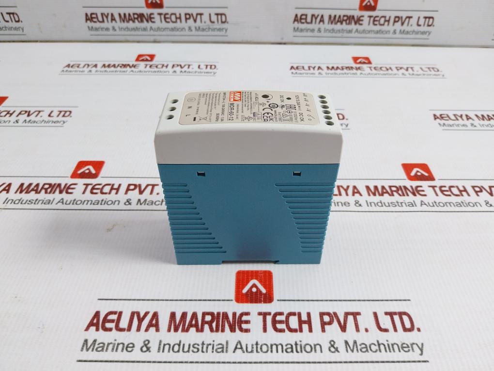 Part No. Mdr-60-12 Mean Well 12v/5.0a 50/60hz Din Rail Power Supply Module