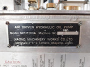 Part No. Npu1200a Nagao Machinery 1.0mpa Air Driven Hydraulic Pump