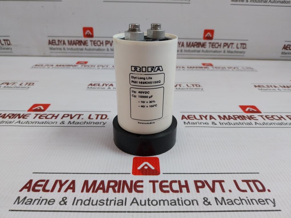 Part No. Peh-169kh5150q Capacitor 40v Dc 15000 Muf By Rifa