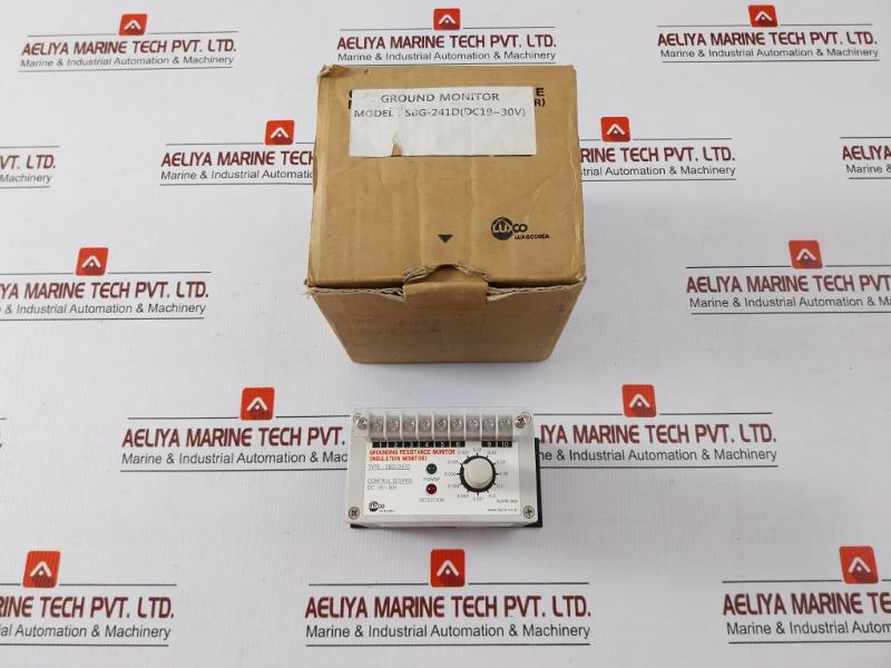 Part No. Sbg-241d Luxco Grounding Resistance Monitor Dc 19-30v In 450 Gm