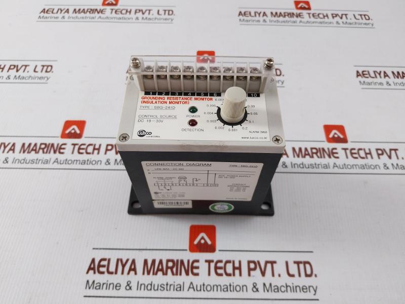 Part No. Sbg-241d Luxco Grounding Resistance Monitor Dc 19-30v In 450 Gm