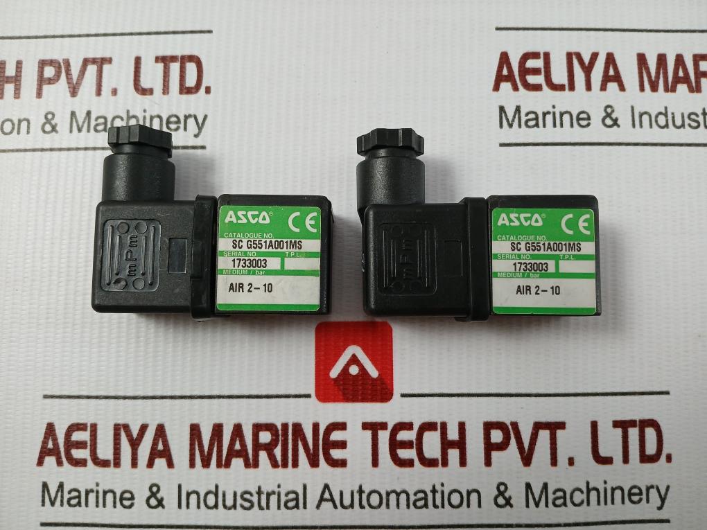 Part No. Sc G551a001ms  Electro-Pneumatic Spool Valve Asco 230vac 50-60hz