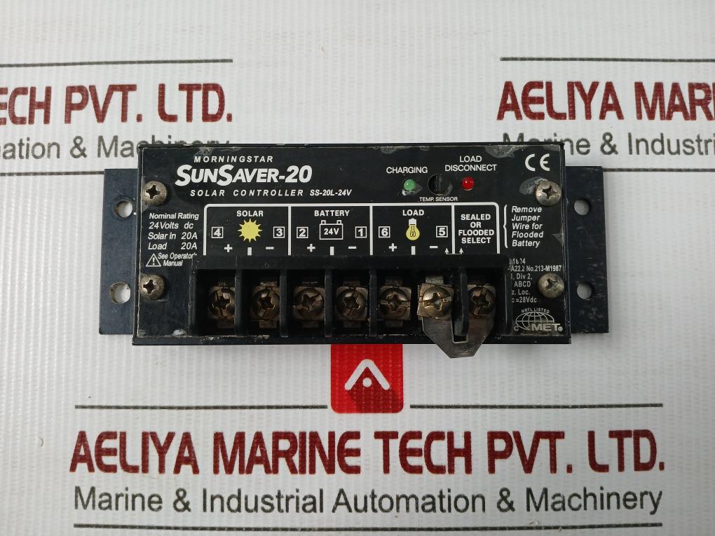 Part No. Ss-20l-24v Solar Controller 28vdc 20a Morningstar