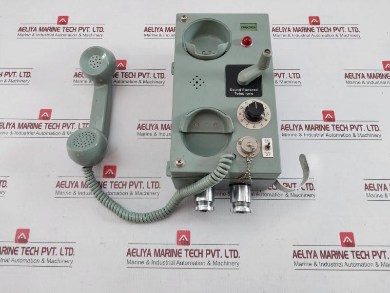 Part No. Ssw-301b Cmr Dc24v 5000rpm Sound Powered Marine Telephone