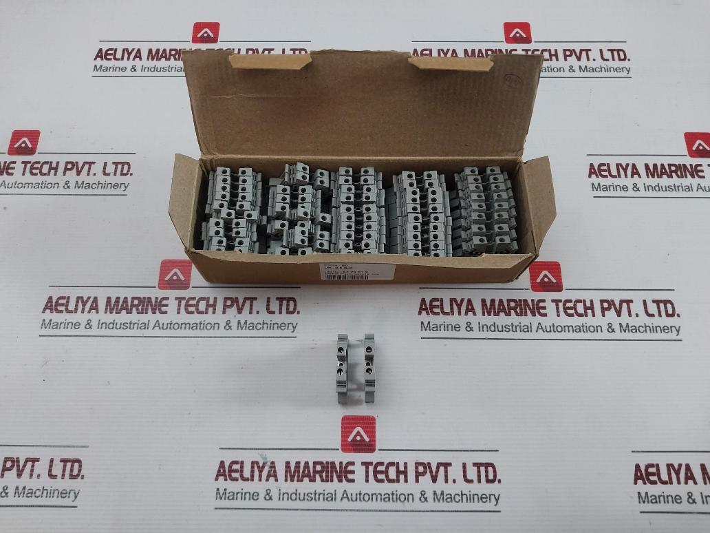Part No. Uk 2,5 B-e Phoenix Contact 600V Din Rail Terminal Block 20A 30-12 Awg (1 Box=50Pcs)