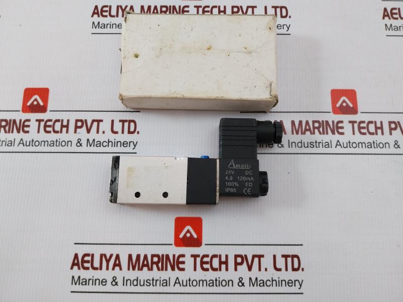 Part No. V4-08 24v Dc Ip65 Aeroflex Single Solenoid Valve - 220 Gm
