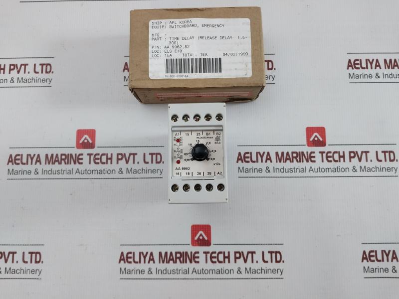 Part No Aa 9962.82 Off-Delay Time Relay 230vac 1.5-30sec E. Dold & Sohne