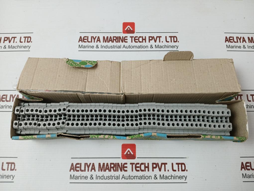 Part No: Ut 4 Feed Through Terminal Block Phoenix Contact  (1 Box = 48 Pcs)