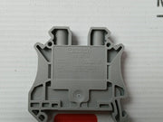 Part No: Ut 6, 600V 50A Max Phoenix Contact Feed Through Terminal Block (1 Box = 50 Pcs)
