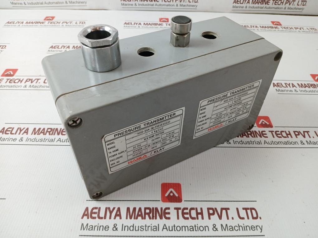 Part Number 8000-San-30-Fssvexgg54 By Hanla Pressure Transmitter