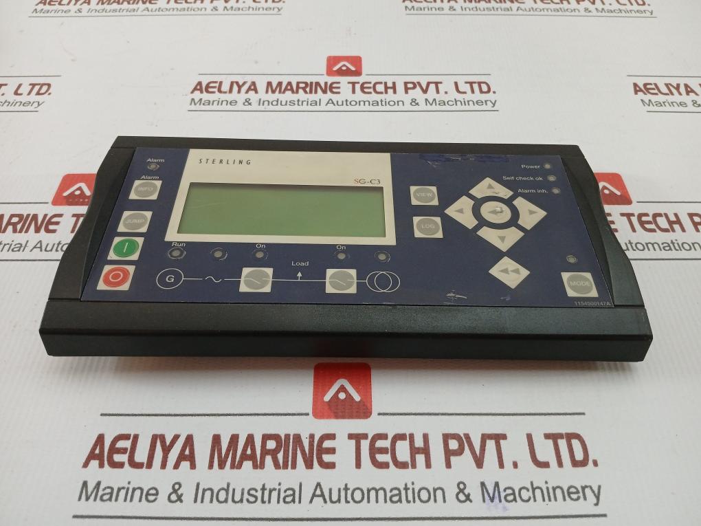Part Number DU-2/MKII DEIF Protection and Paralleling Unit Display