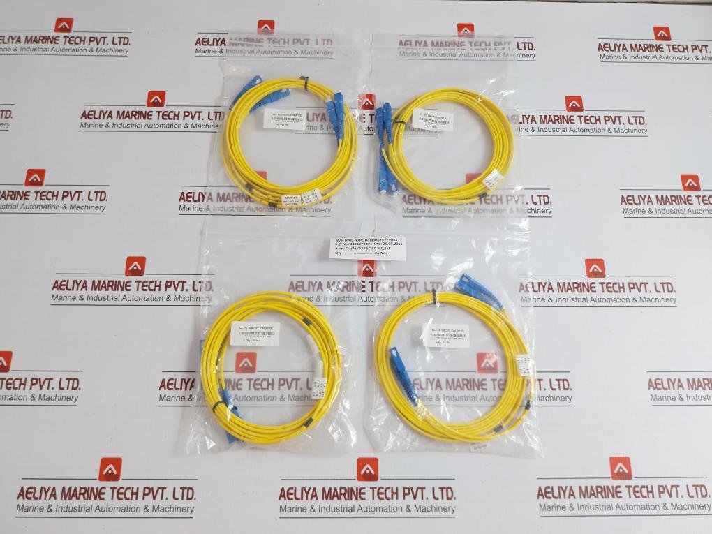 Part Number Ftek-Dx-Sm-Sc/Sc-Pc-03m Single Mode Duplex Fiber Optic Patch Cable Set 260 Gm