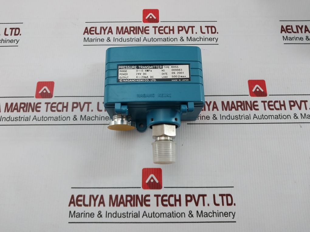 Part Number In Kh55 Pressure Transmitter 24v Dc By Nagano Keiki