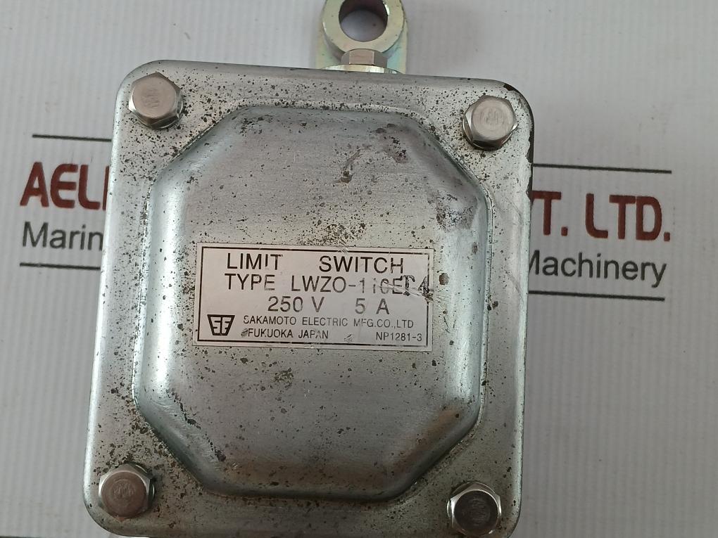 Part Number In Lwzo-110et4 Limit Switch 250v 5a Brand In Sakamoto Electric