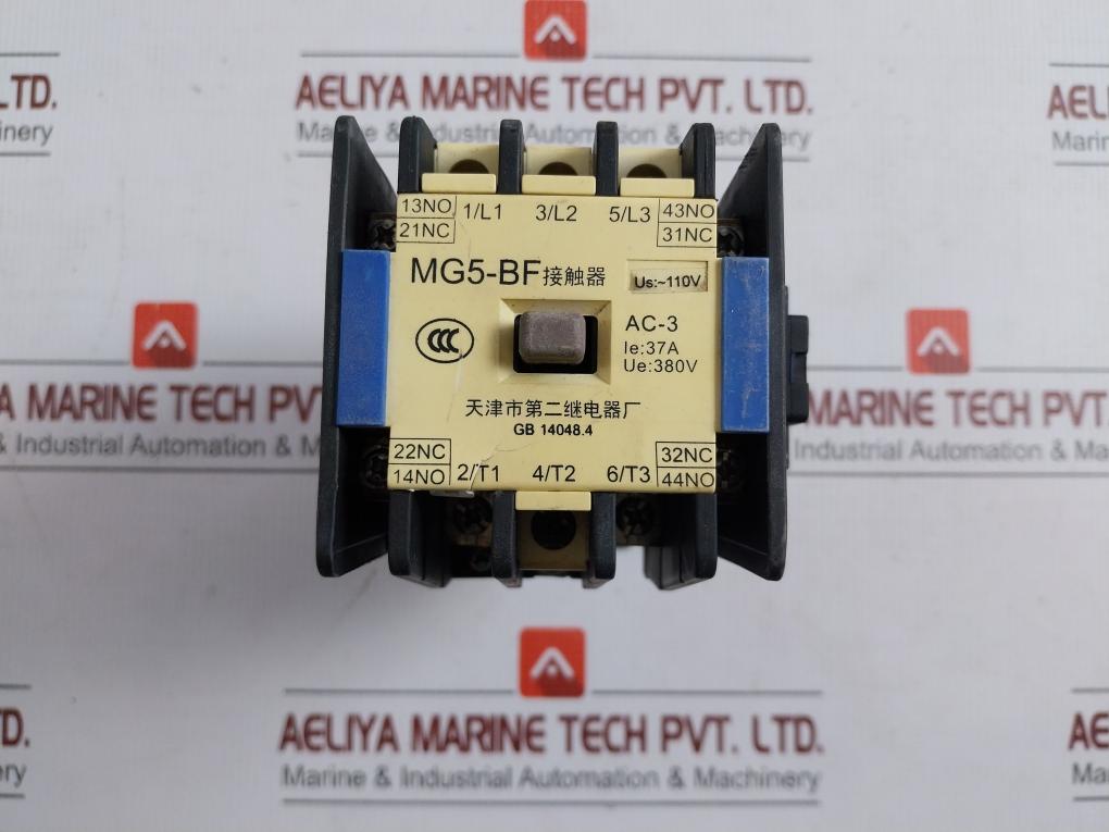 Part Number In Mg5-Bf Ac Contactor Tianjin 37a 380v Condition Used