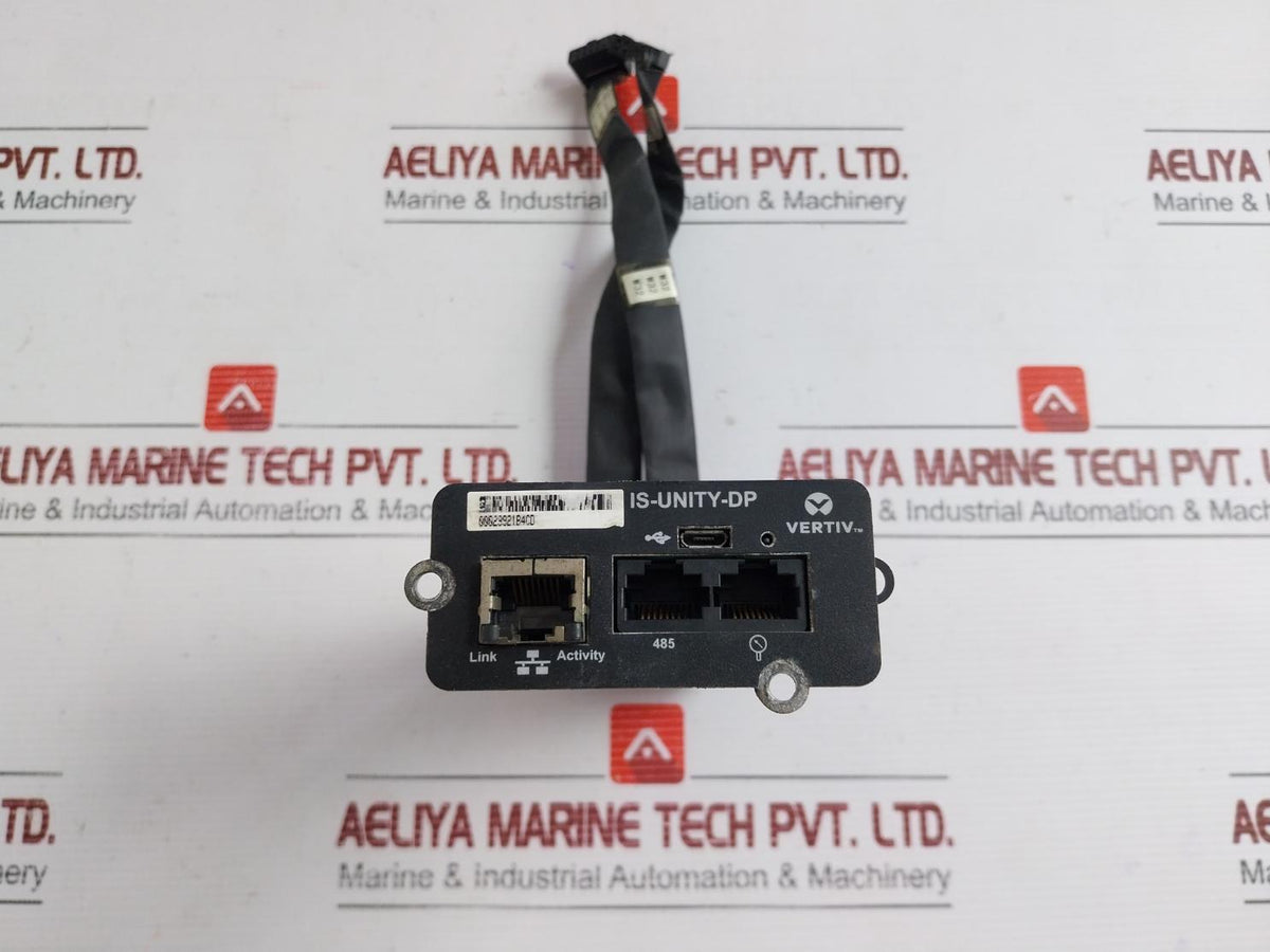 Part Number: Is-Unity-Dp Communications Card Vertiv Condition Used