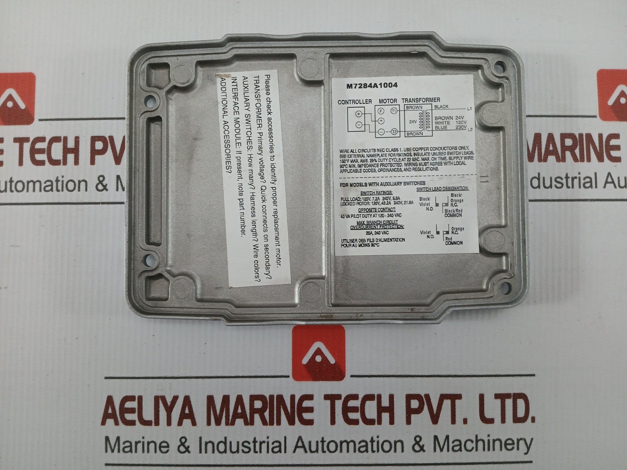 Part Number M7284a1004 By Honeywell