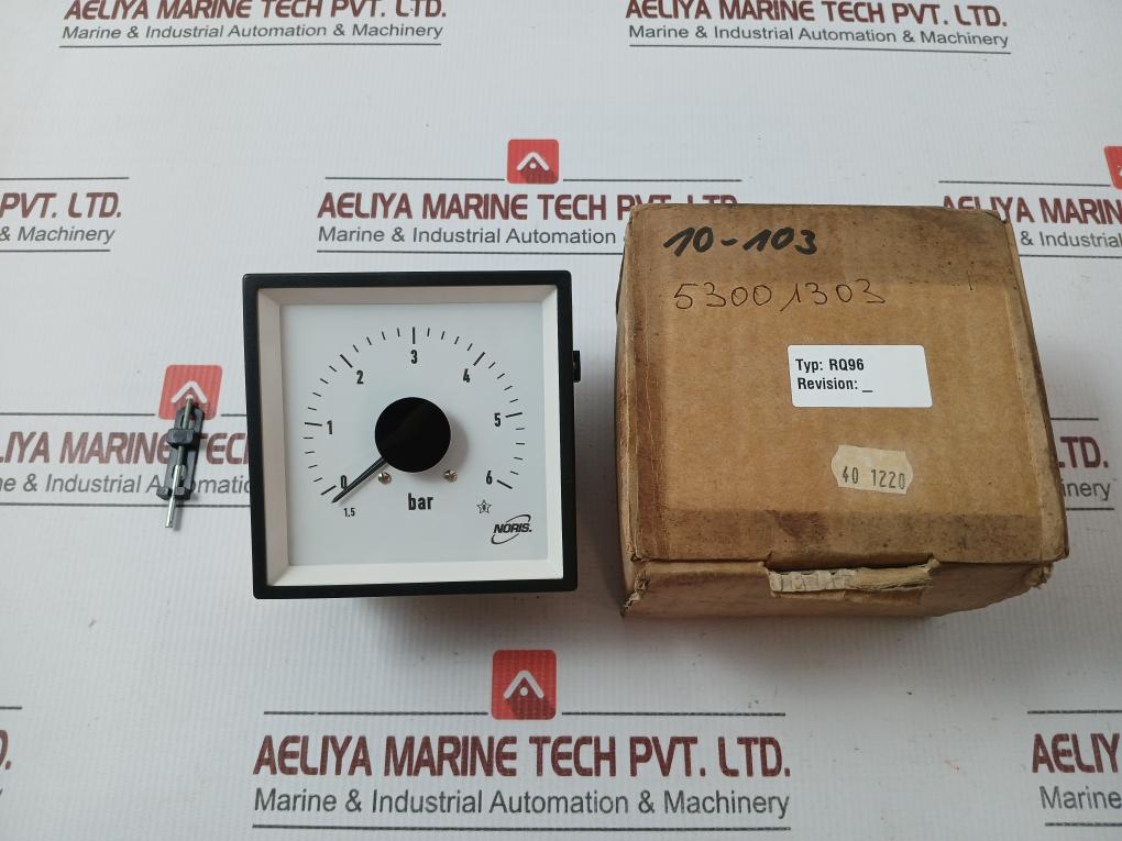 Part Number: Rq96 Pressure Gauge 4-20ma Brand In Noris 0 To 6bar