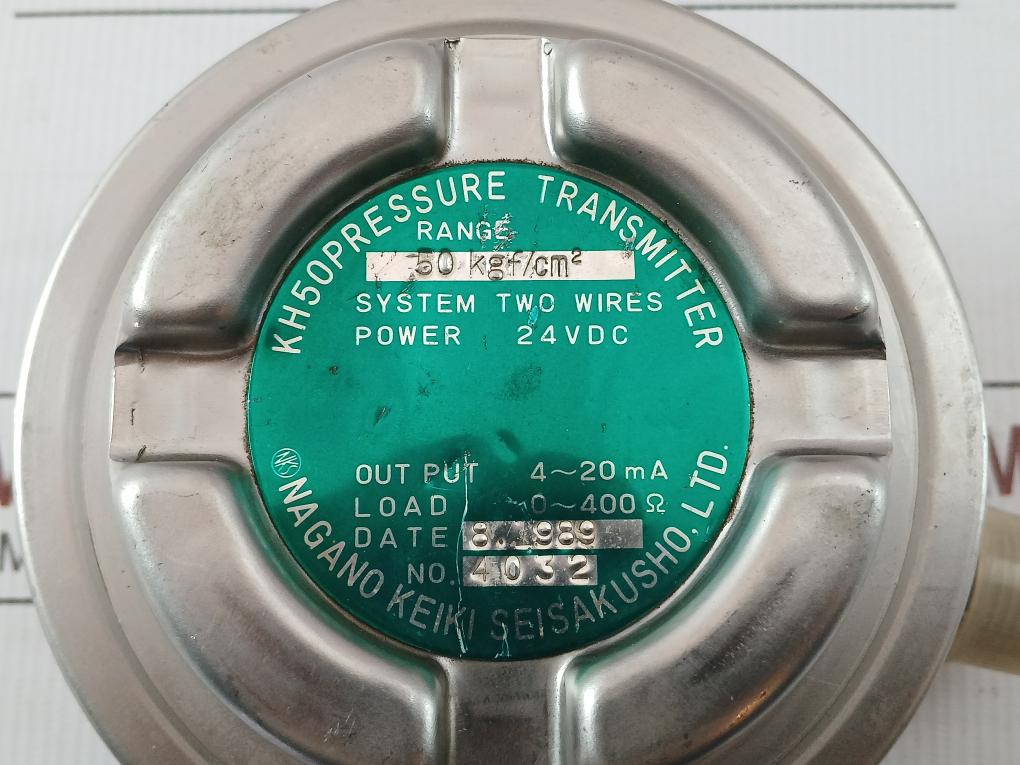 Part No.Kh50 Nagano Keiki 24vdc Pressure Transmitter