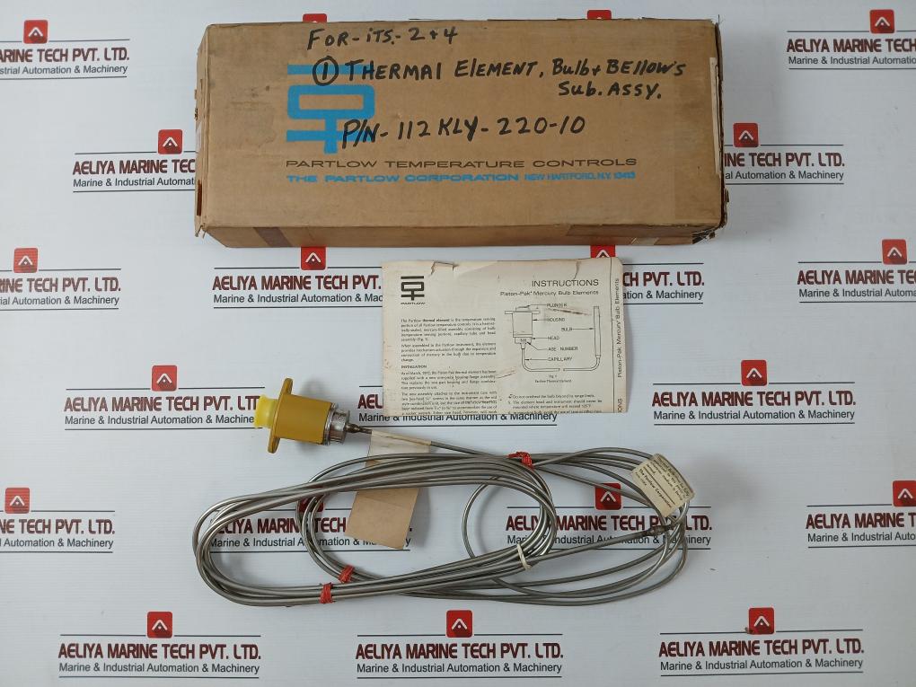 Partlow 112Kly-220-10 Thermal Element Bulb
