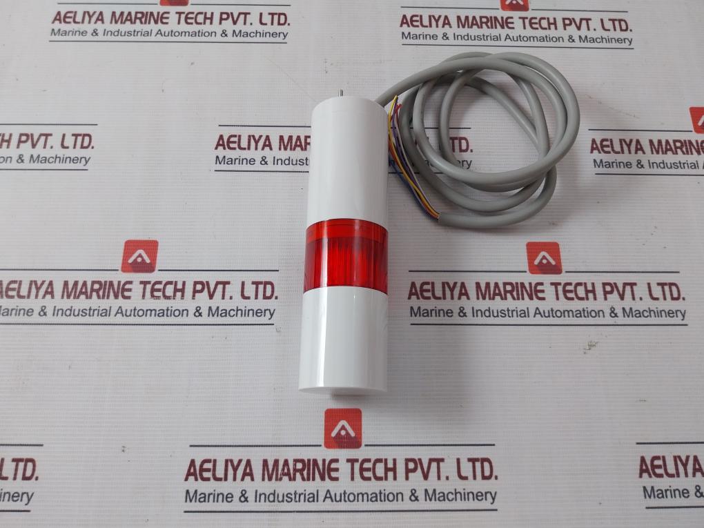 Patlite Lr5-102Wjbw-r Direct Mount Signal Tower 24V Dc 0.25A 6.6W