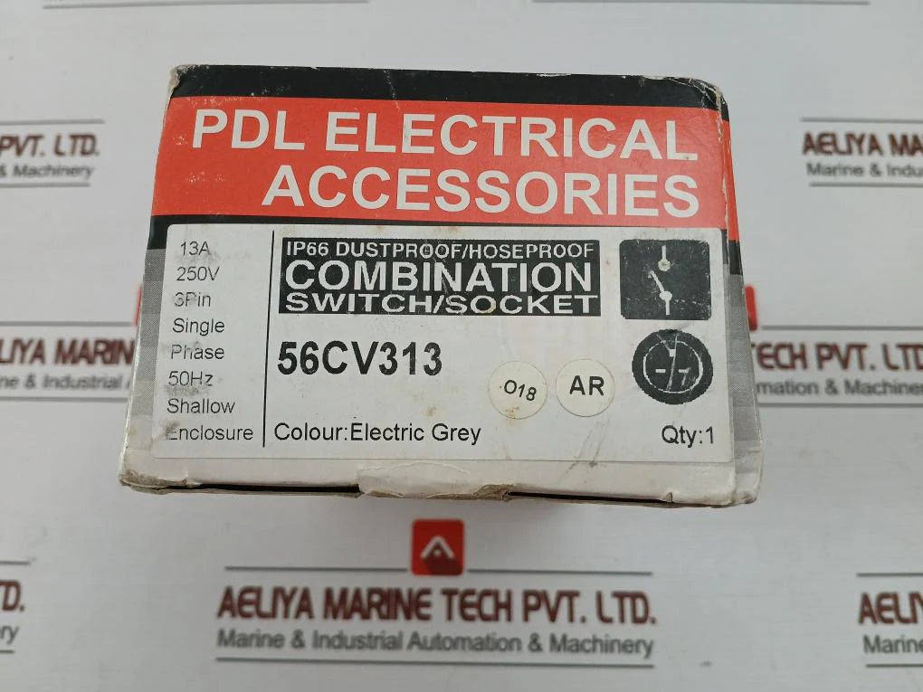 Pdl 56cv313 Single Pole Combination Switch Socket Series 50hz